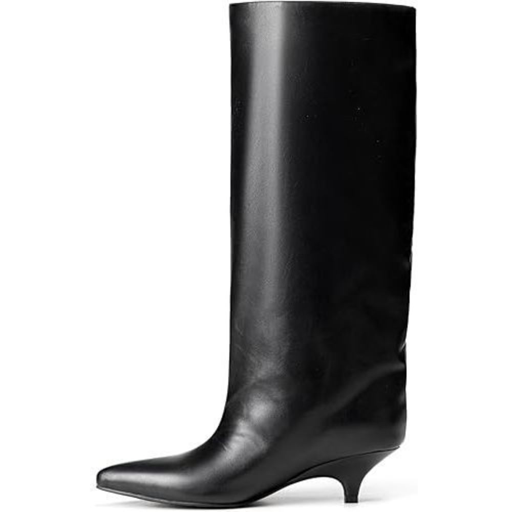 New Knee High Boots for Women Wide Calf Kitten Heel Size 6 - Picture 5 of 6